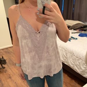 American Eagle tie dye tank